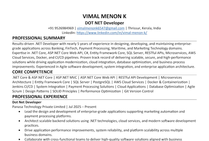 develop asp net core web API rest API c sharp sql server backend